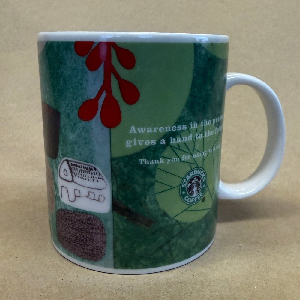 Starbucks Green Team Force of Nature Henry David Thoreau Mug-2002