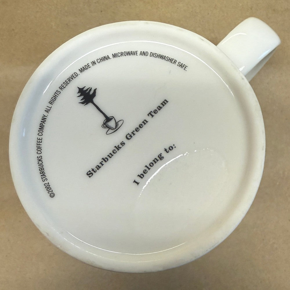 Starbucks Green Team Force of Nature Henry David Thoreau Mug-2002