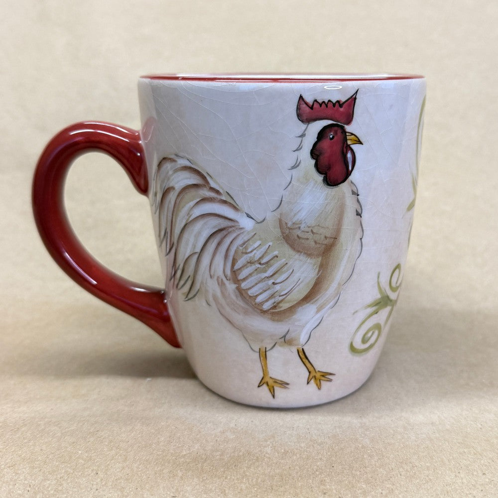 Sakura Holiday Rooster Mug