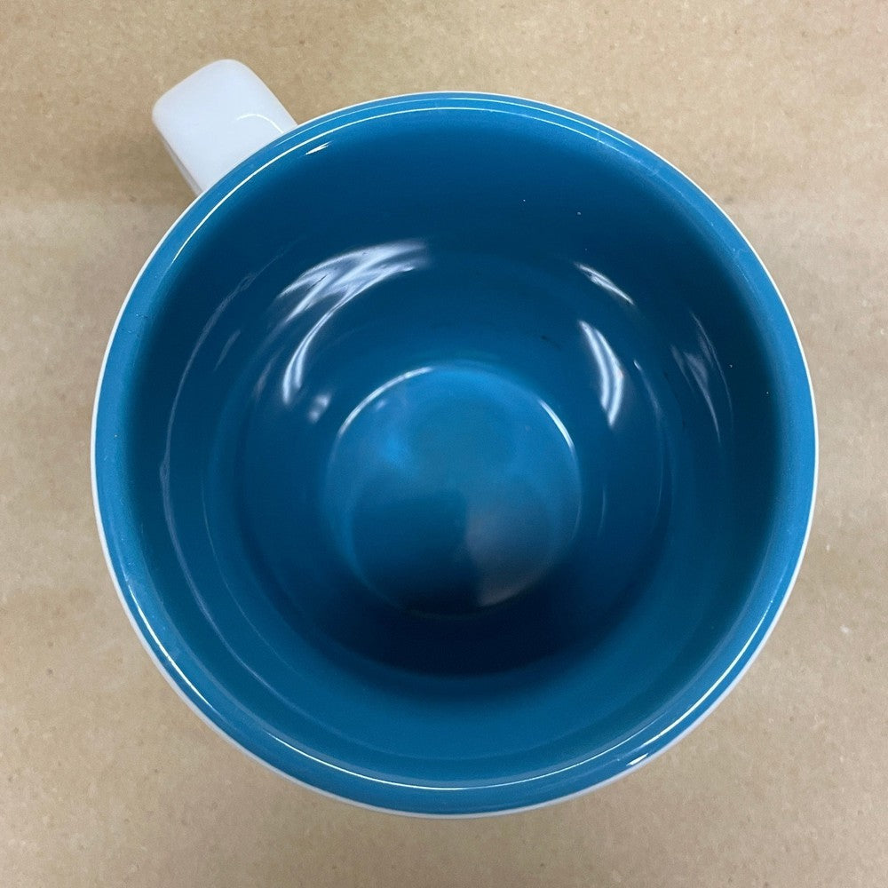 Starbucks White Est. 1971 Blue Inside Mug-2006