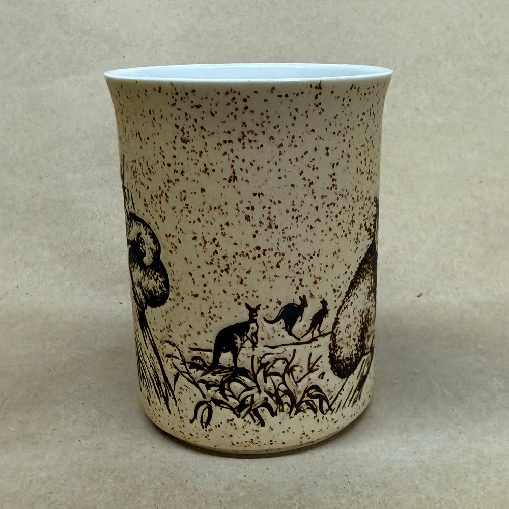 Sandalwood Etched Koala Bear Australia Mug