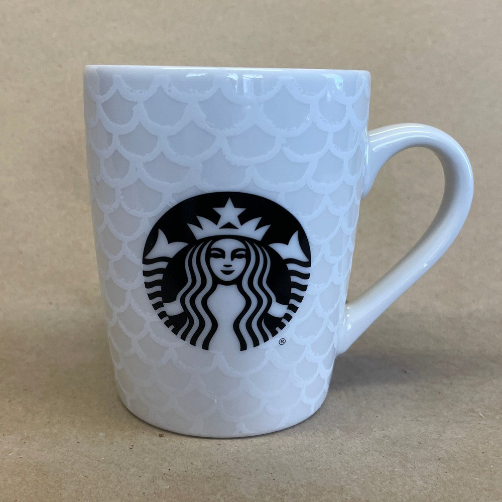 Starbucks Black Siren White Frosted Scales Mug-2020