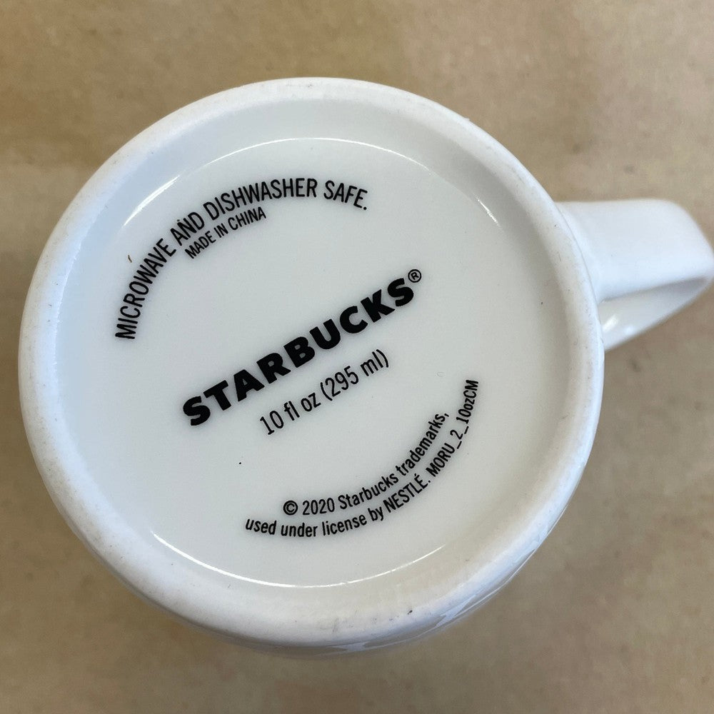 Starbucks Black Siren White Frosted Scales Mug-2020