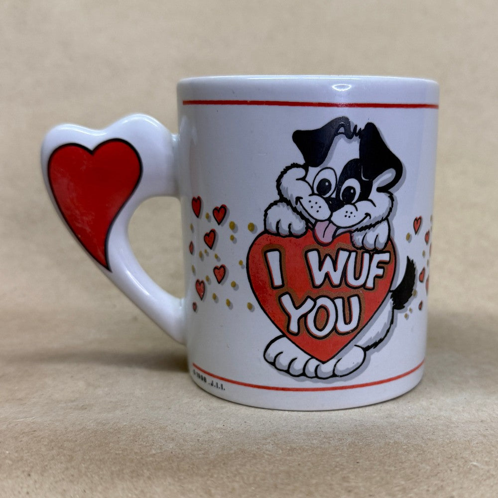 I Wuf You Heart Mug-1998