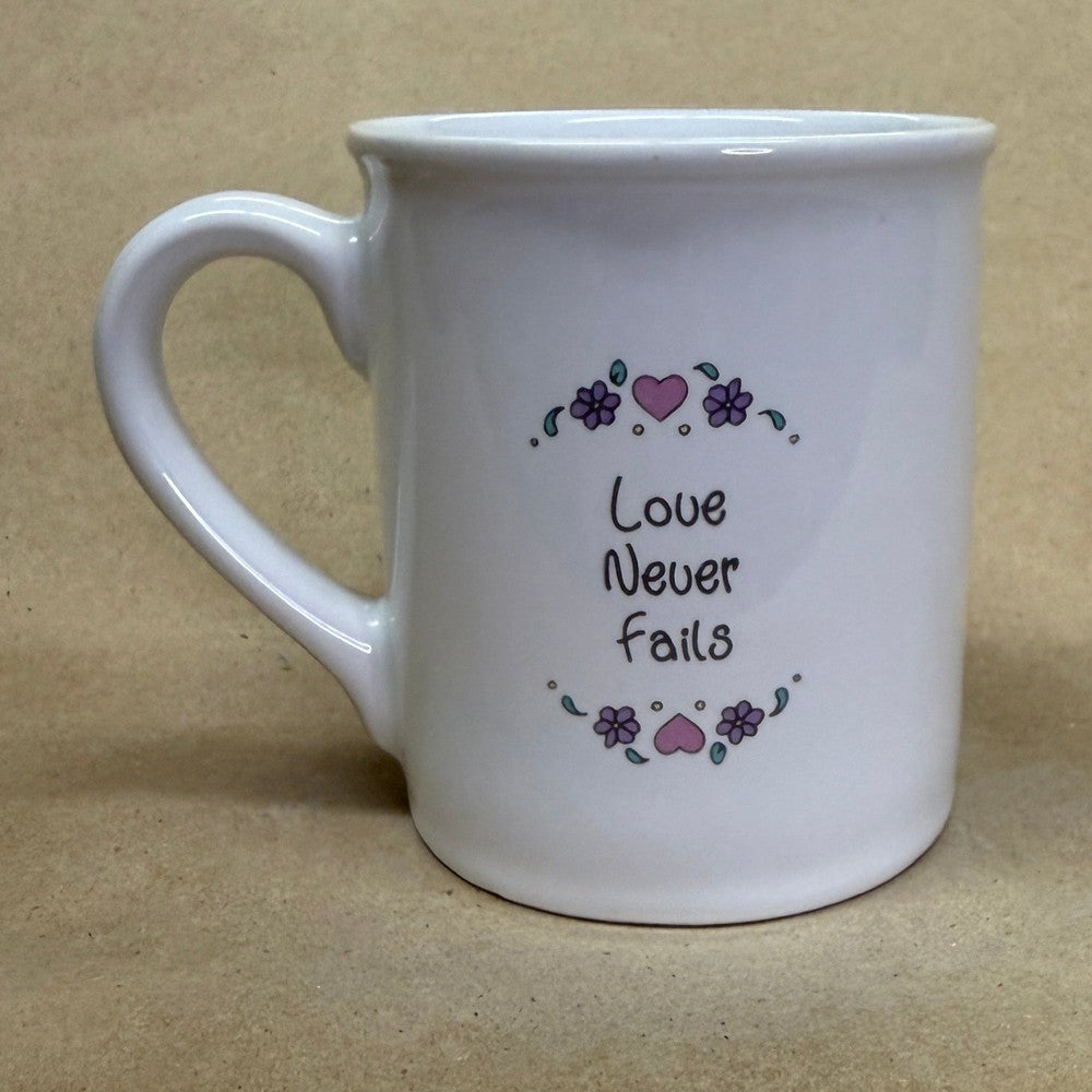 Precious Moments Love Never Fails Mug-1995