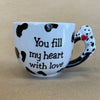 Ganz Dalmation You Fill My Heart with Love Mug