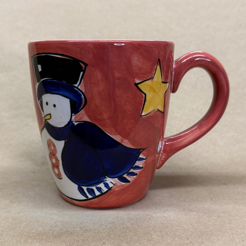Gibson Snowman and Star Mug