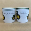 Gibson John Deere Nothing Runs Like a Deere Tractor Mugs-Pair