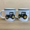 Gibson John Deere Nothing Runs Like a Deere Tractor Mugs-Pair