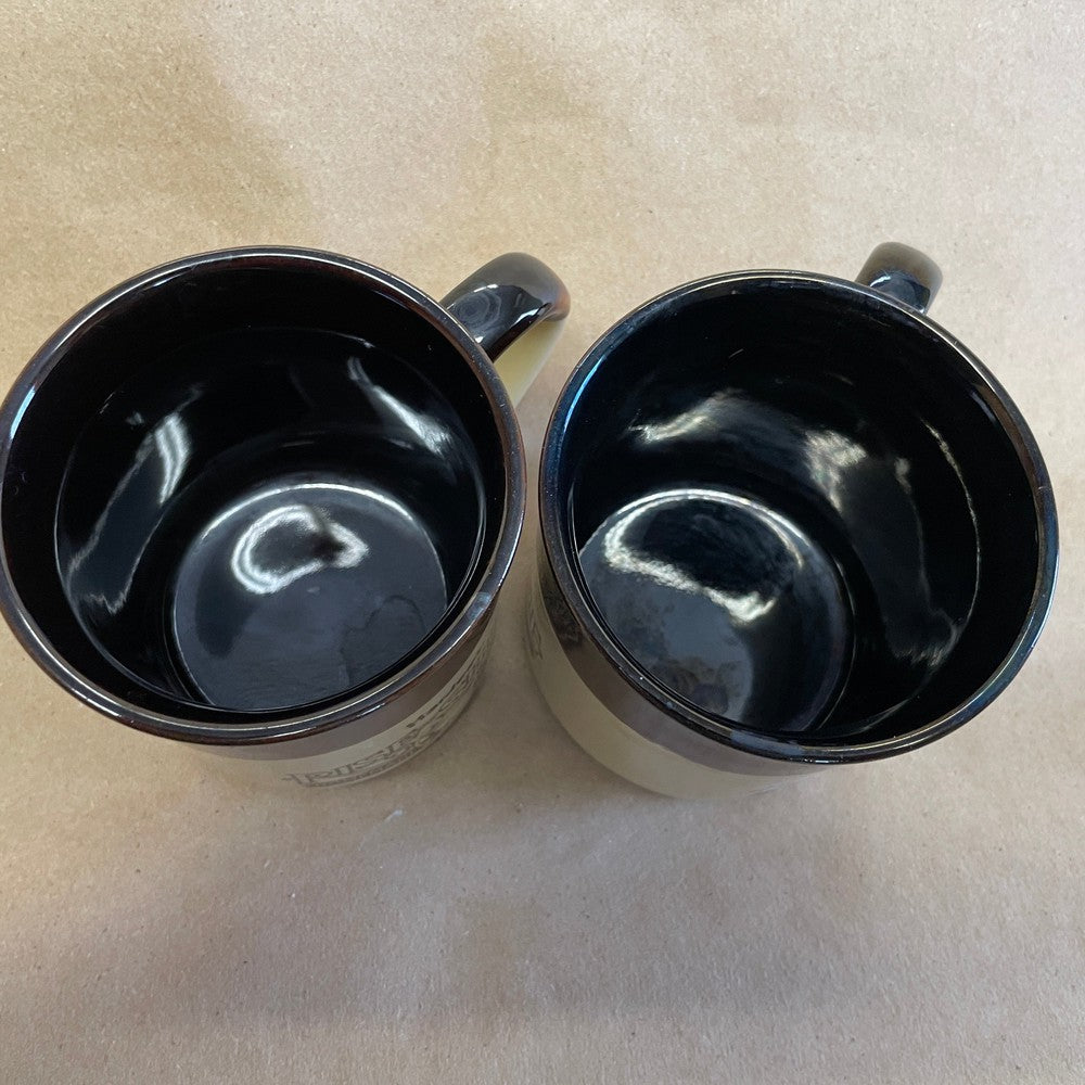 Hardee's Rise and Shine Homemade Biscuits Mugs-Pair 1989