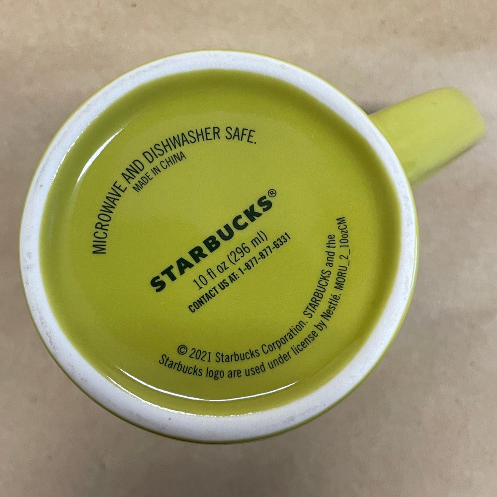 Starbucks Green Siren Avacado Lime Green Mug-2021