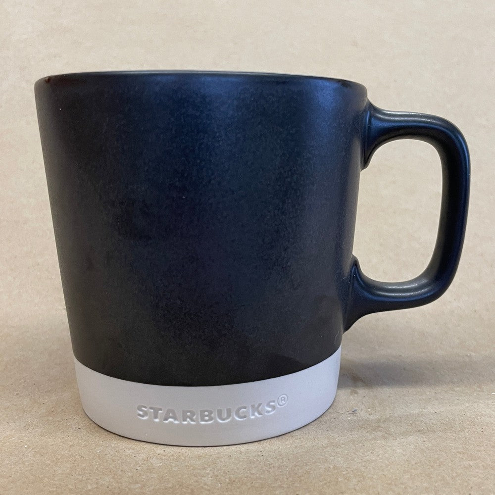 Starbucks Two-Tone Brown Cream Etched Logo Mug-2018