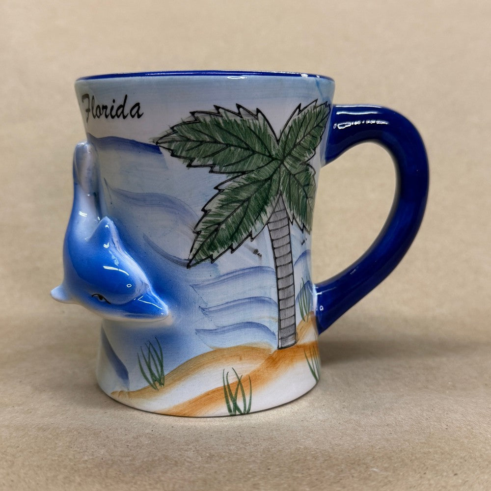 Florida Dolphin Figural Mug