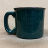 M Ware Cowboy Jack's Heavy Green Speckled Mug