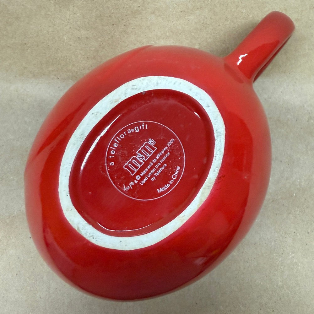 M&M Heart Handle Red Mug-2005