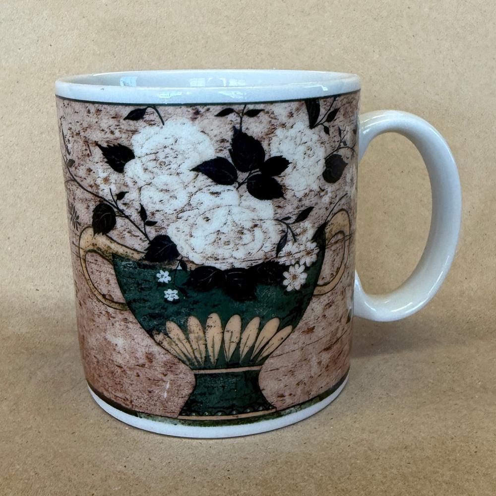 Sakura Warren Kimble White Roses Mug-1997