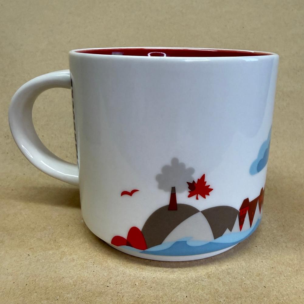 Starbucks You Are Here Series Canada Mountains Mug NIB-2013