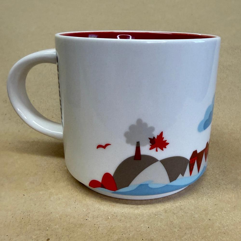 Starbucks You Are Here Series Canada Mountains Mug NIB-2013