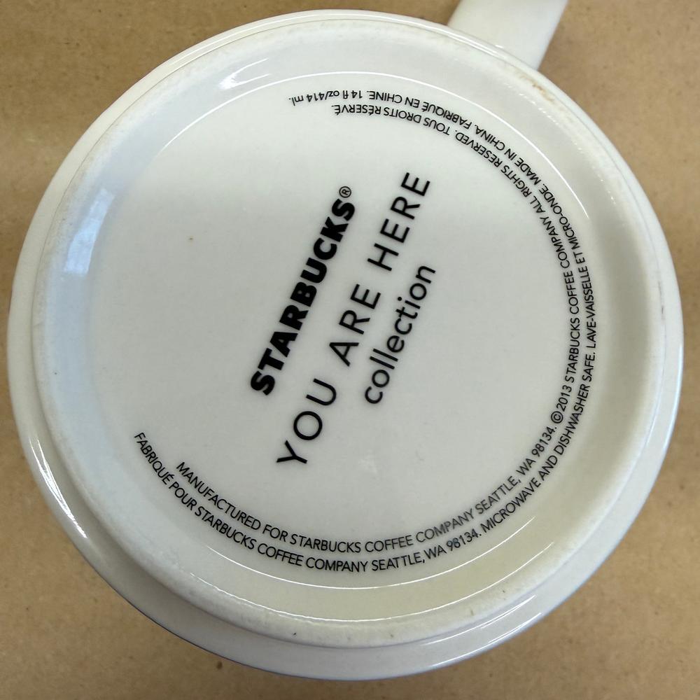Starbucks You Are Here Series Canada Mountains Mug NIB-2013