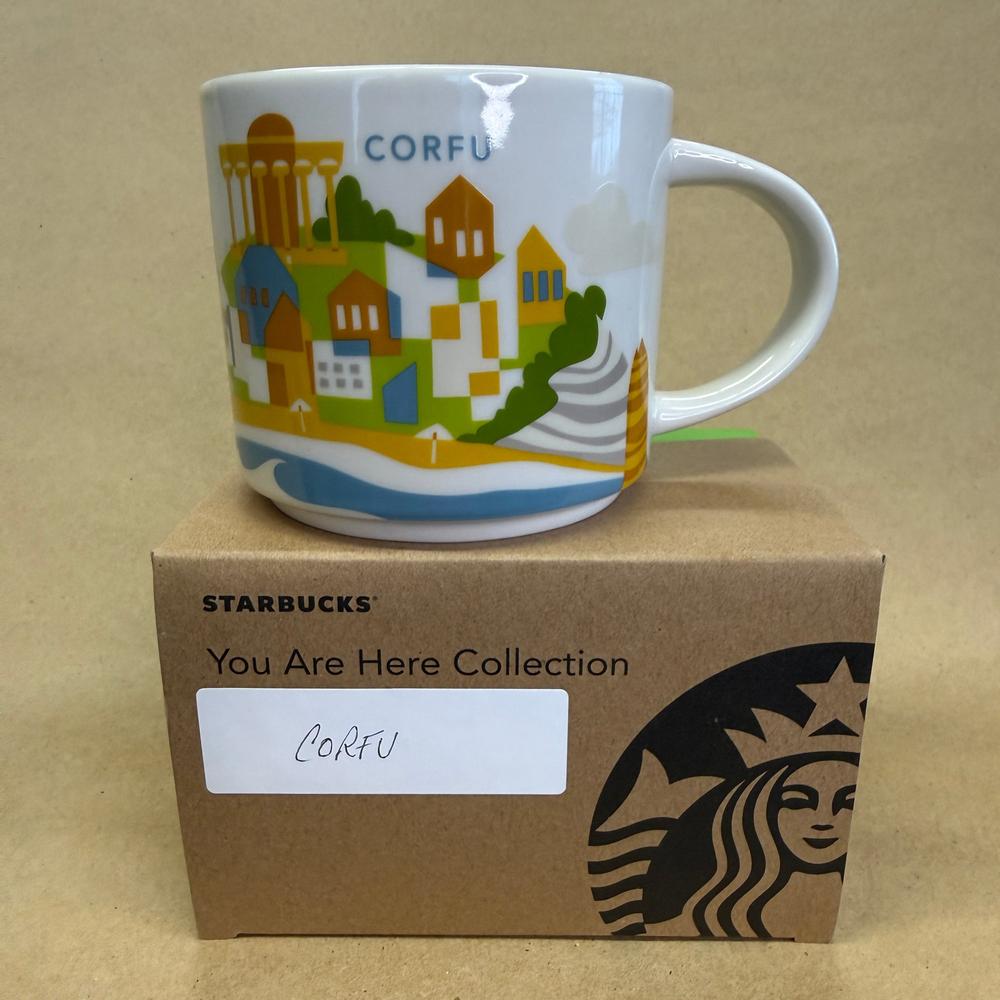 Starbucks You Are Here Series Corfu Mug NIB-2018
