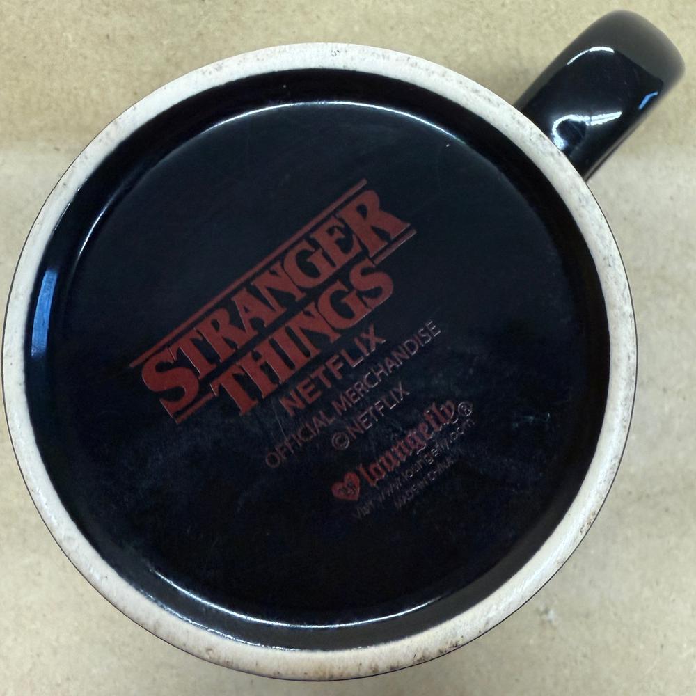 Stranger Things Black Mug