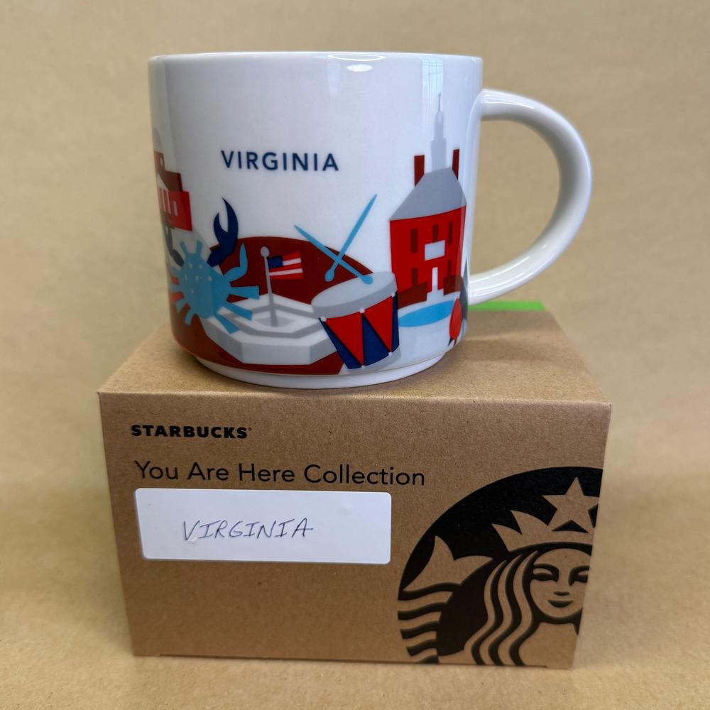 Starbucks You Are Here Series Virginia Mug NIB-2012