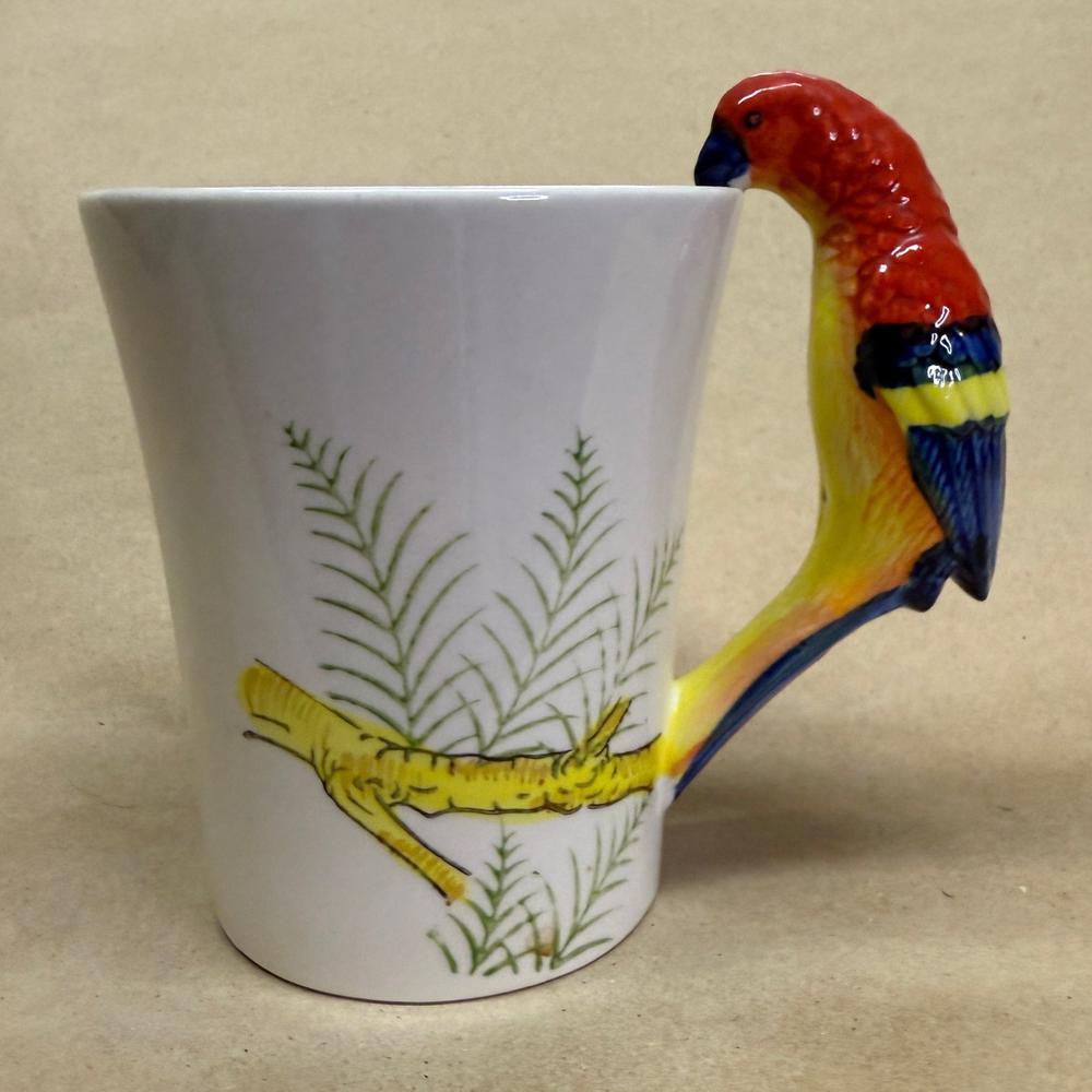 Pier 1 Parrot Figural Mug