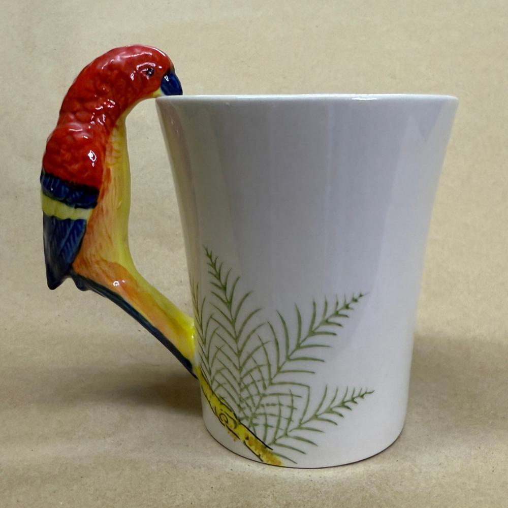 Pier 1 Parrot Figural Mug