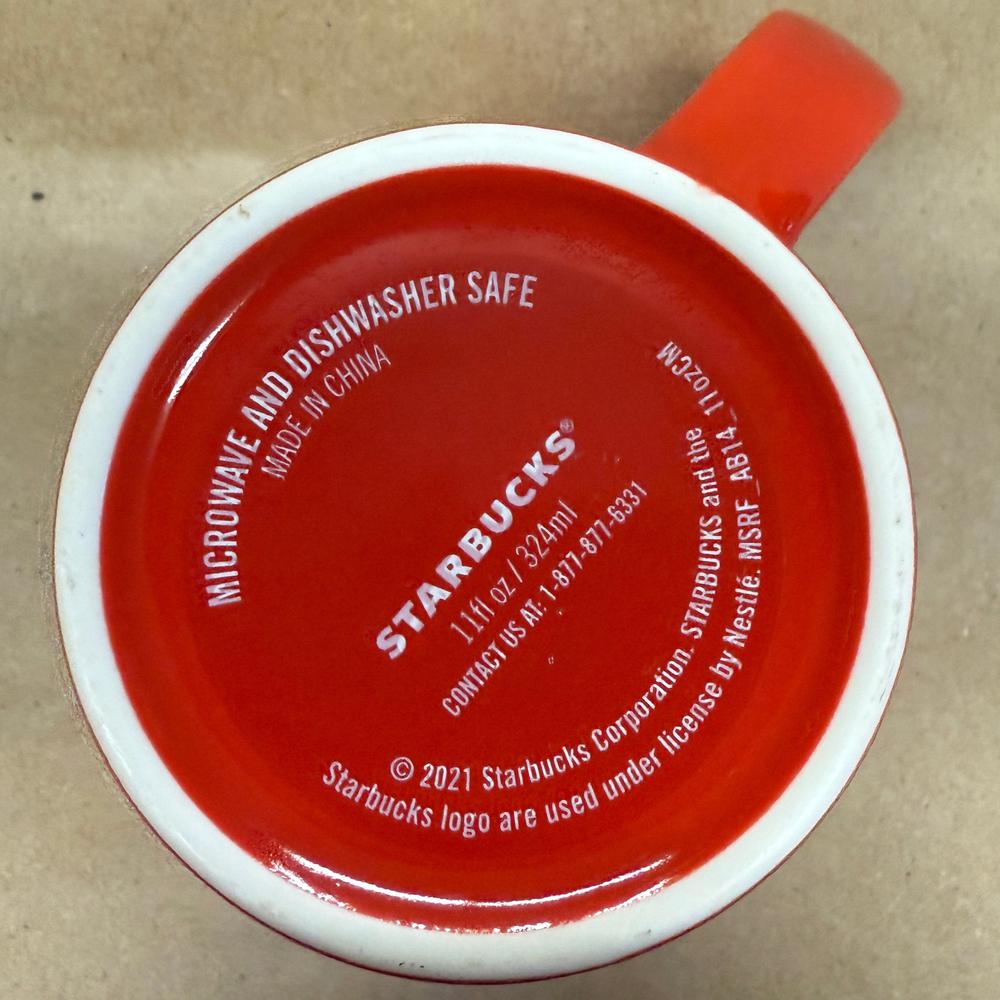 Starbucks Siren Red Mug with Logo-2021