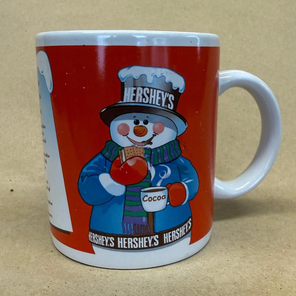 Houston Harvest Hershey's Snowman Smores Recipe Ceramic Mug