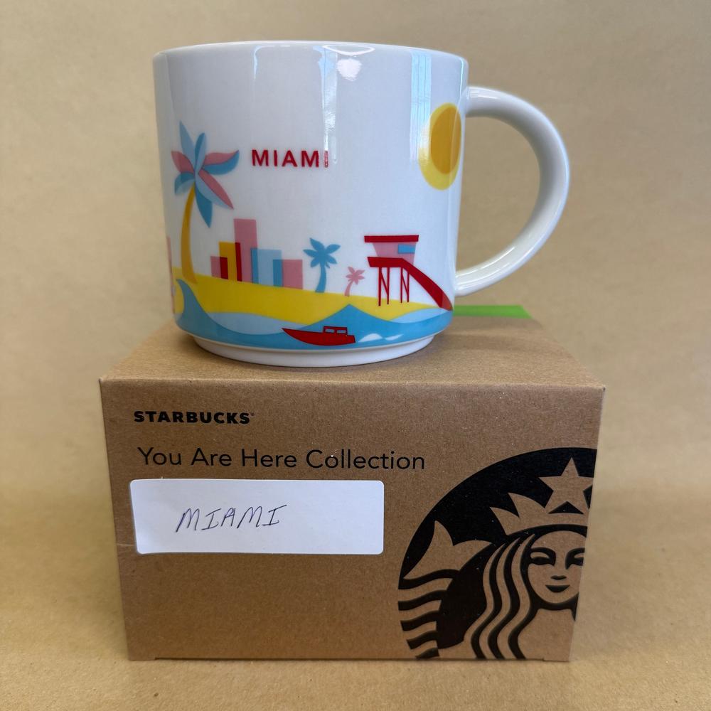 Starbucks You Are Here Series Miami Mug NIB-2012