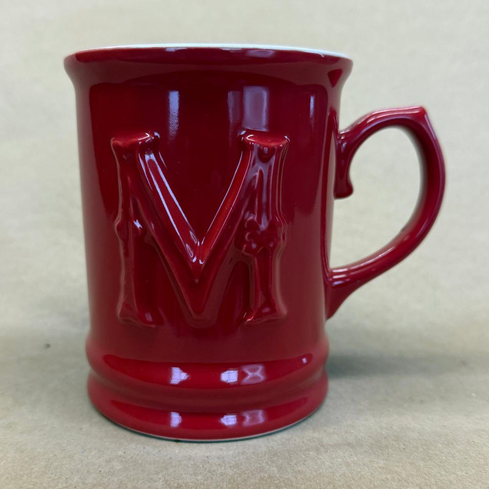 Signature Red "M" Momogram Mug
