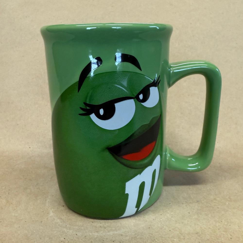 M&M Green Embossed Logo Mug-2009