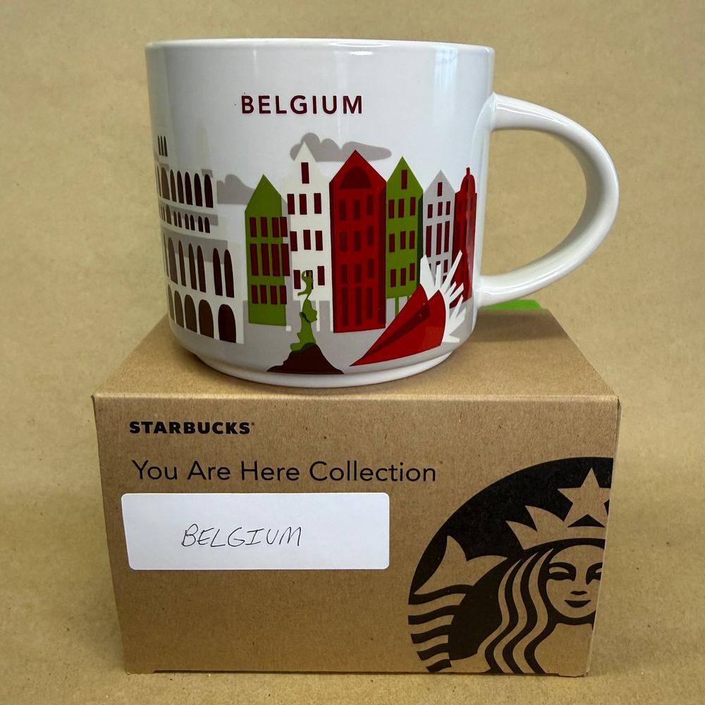 Starbucks You Are Here Series Belgium Mug NIB-2023