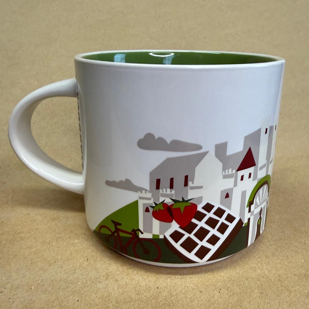 Starbucks You Are Here Series Belgium Mug NIB-2023