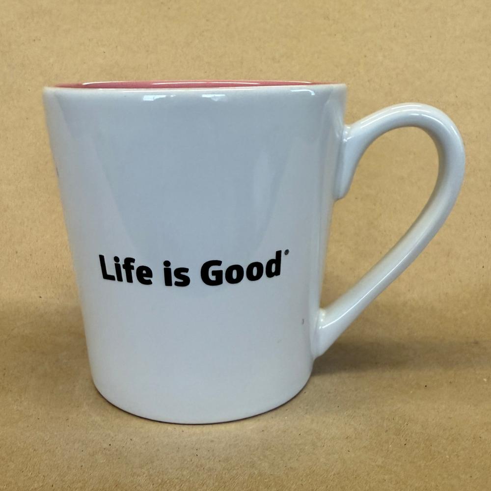 Life is Good Do Love Rose Mug