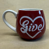 Life is Good Do Give with Heart Mug