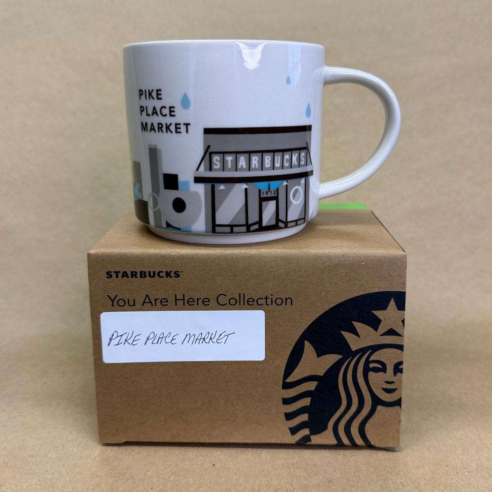 Starbucks You Are Here Series Pike Place Market Mug NIB-2013