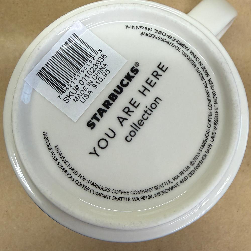 Starbucks You Are Here Series Pike Place Market Mug NIB-2013