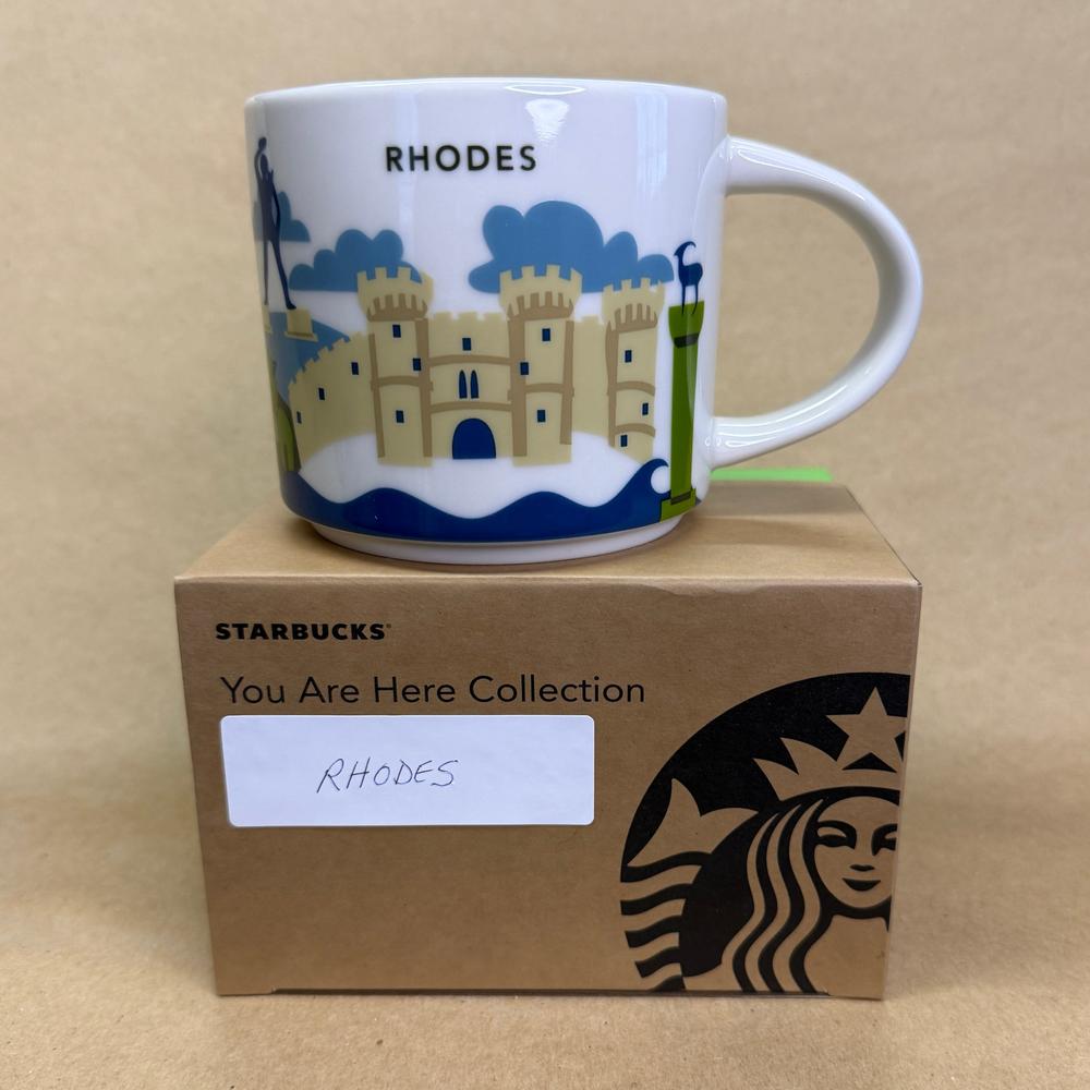 Starbucks You Are Here Series Rhodes Mug NIB-2019