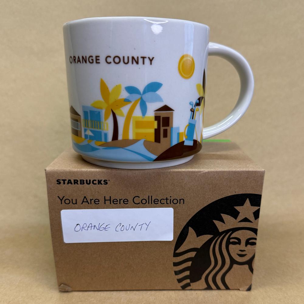 Starbucks You Are Here Series Orange County Mug NIB-2014