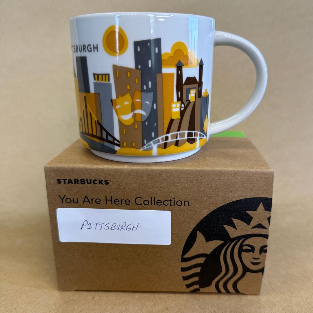 Starbucks You Are Here Series Pittsburgh Mug NIB-2015
