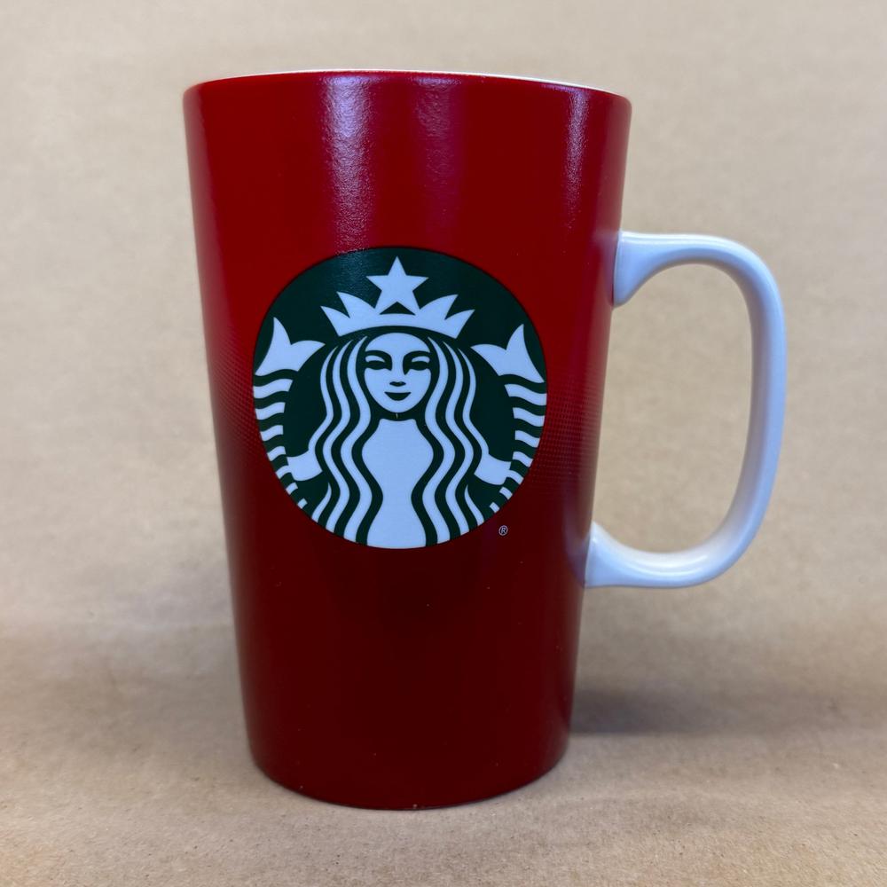Starbucks Christmas Red Tall Siren Logo Mug-2015