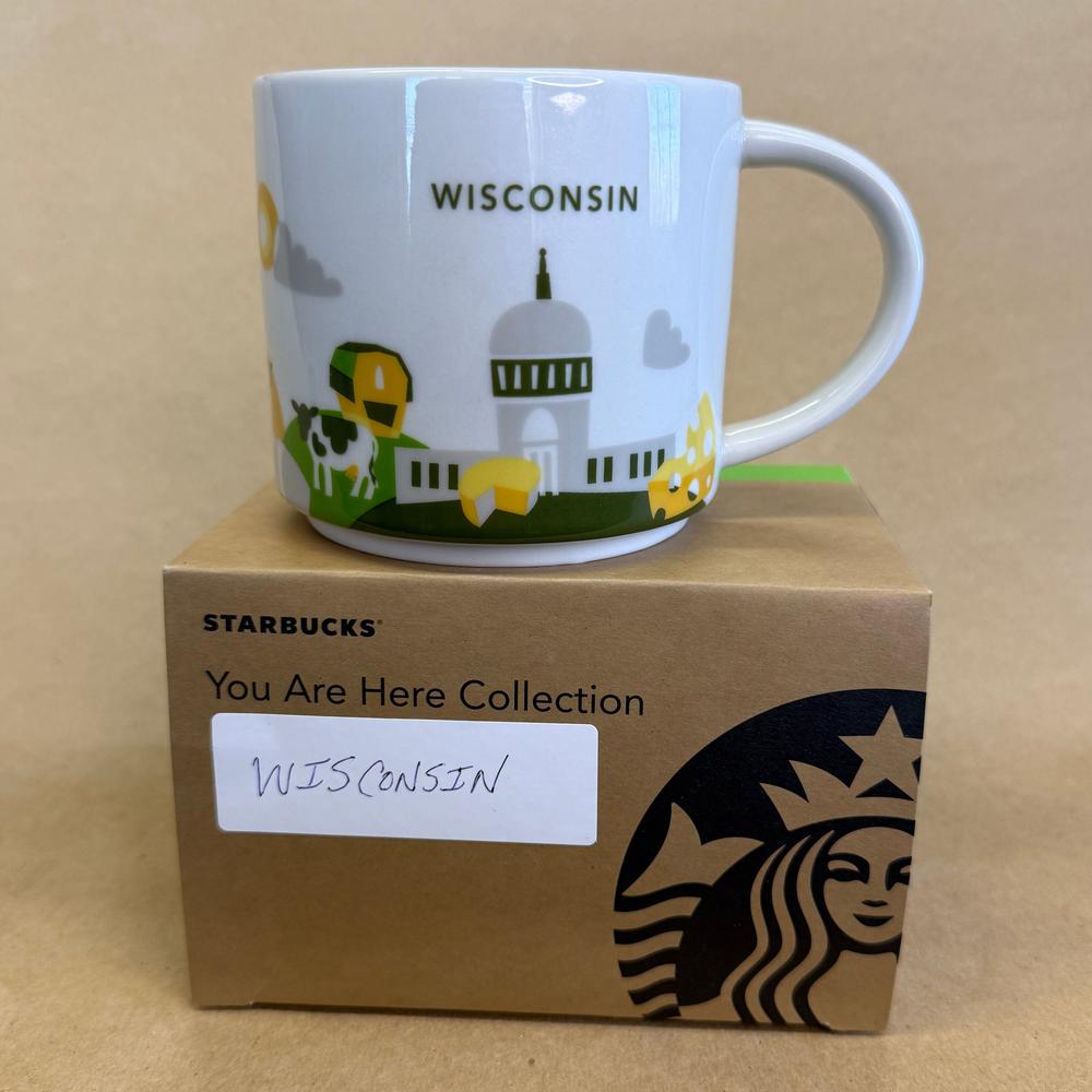 Starbucks You Are Here Series Wisconsin Mug NIB-2012