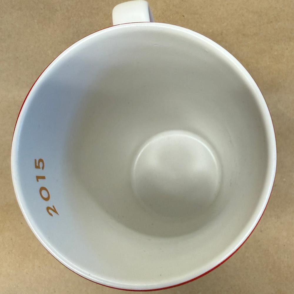 Starbucks Christmas Red Tall Siren Logo Mug-2015