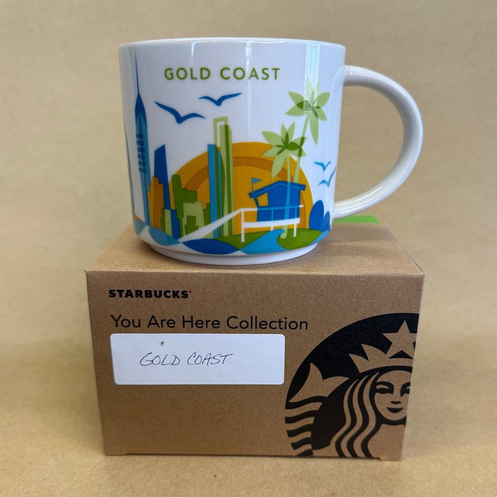 Starbucks You Are Here Series Gold Coast Mug NIB-2017