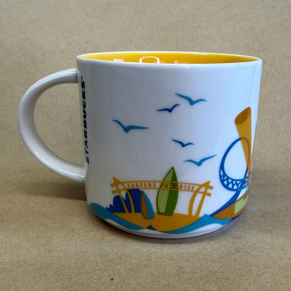 Starbucks You Are Here Series Gold Coast Mug NIB-2017