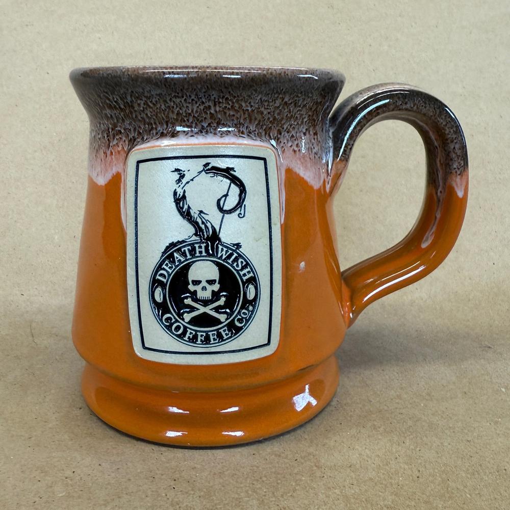 Death Wish Coffee Cauldron Aged Pumpkin Deneen Pottery Mug-2019 #904/3500