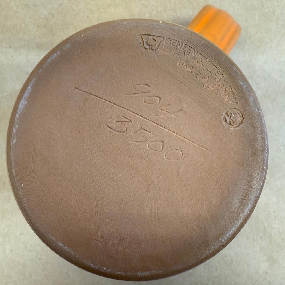 Death Wish Coffee Cauldron Aged Pumpkin Deneen Pottery Mug-2019 #904/3500