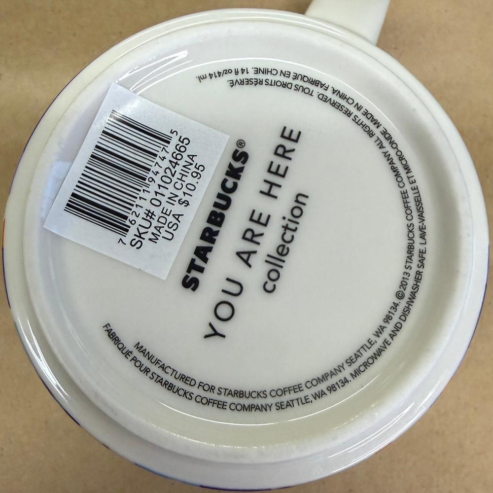 Starbucks You Are Here Series North Carolina Mug NIB-2013